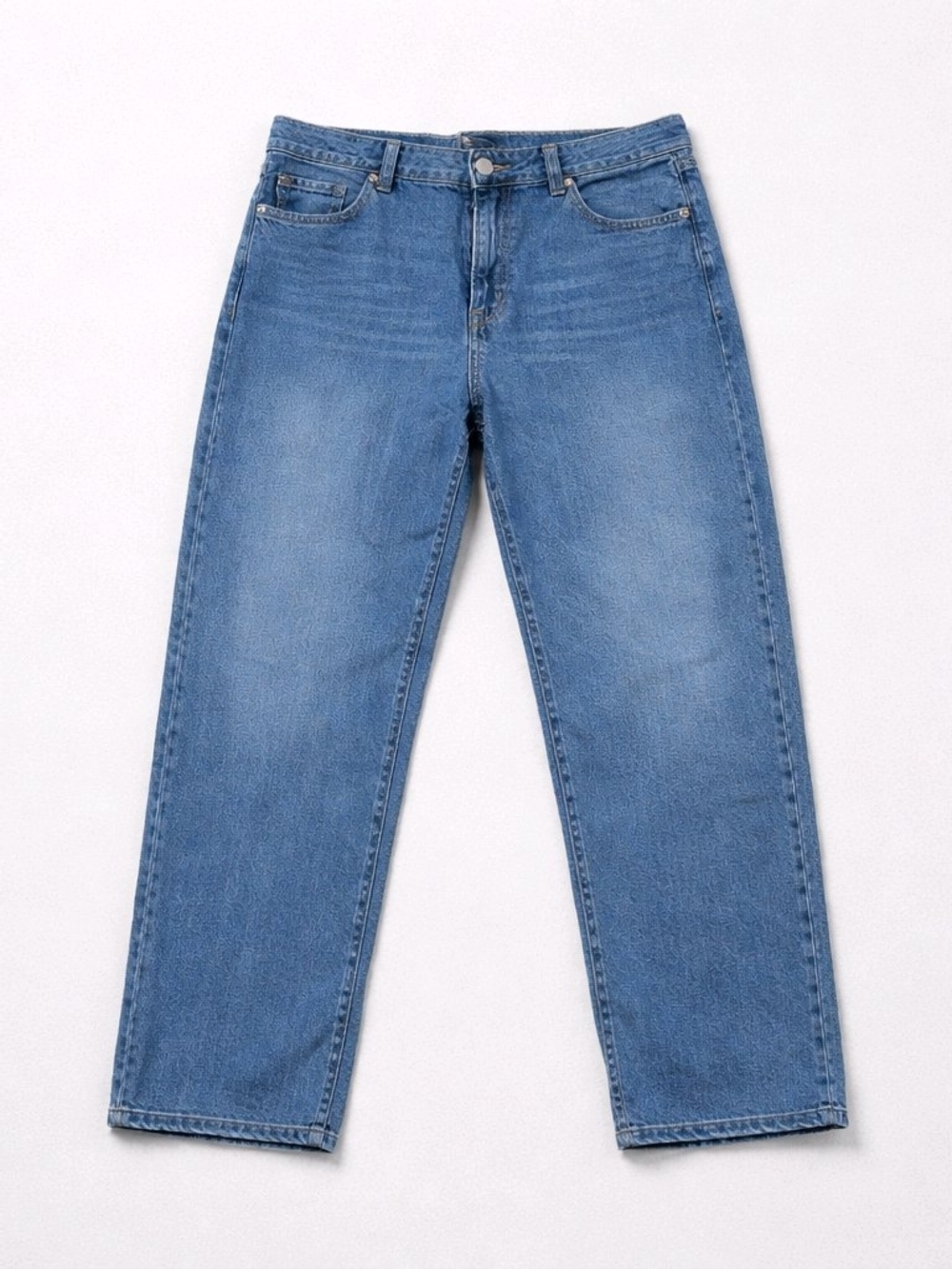 Nautica Wide-Leg Denim Pants in Blue